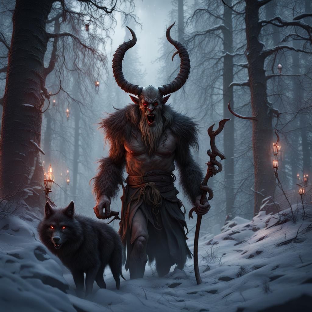 Percht and his companion