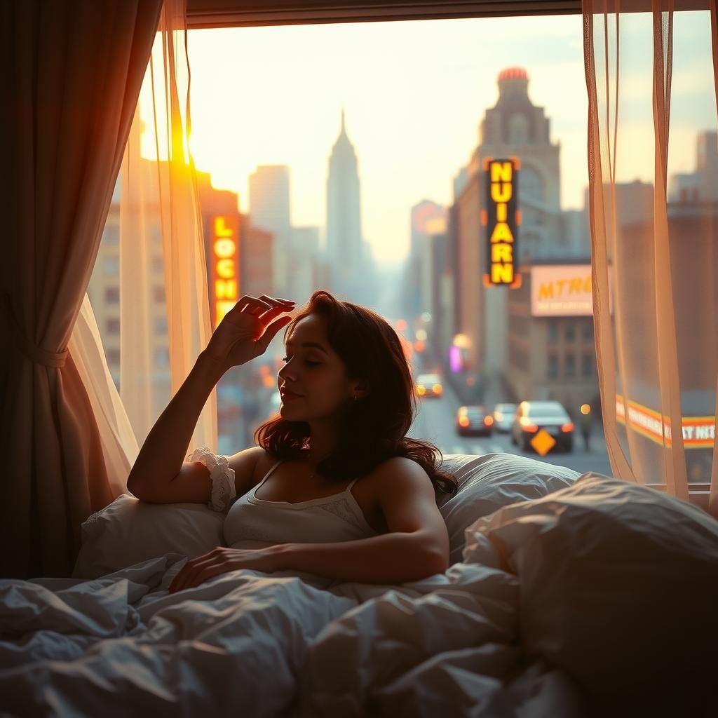 Dreamy Soho Dawn: Neon Meets Morning Light