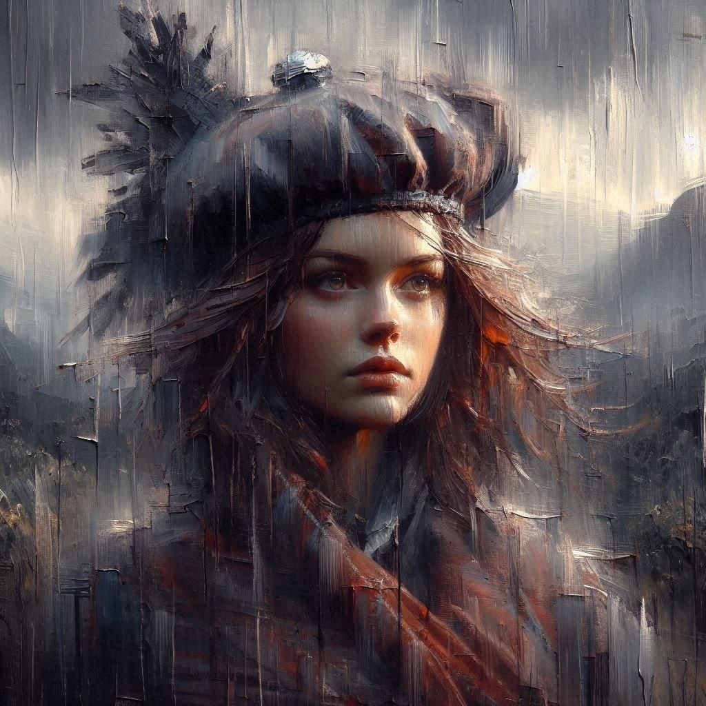 Classic Oil Painting Composition