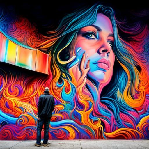 Krista's Heavenly Visit: Graffiti Art in Heaven