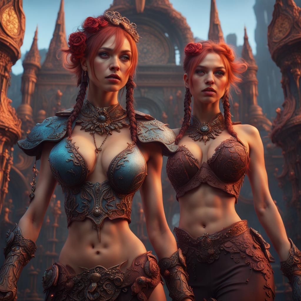 Powerful Women in Detailed Fantasy Art