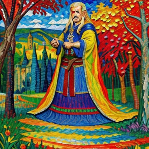 Lord of the Rings: Neo-Impressionist Mosaic Patchwork
