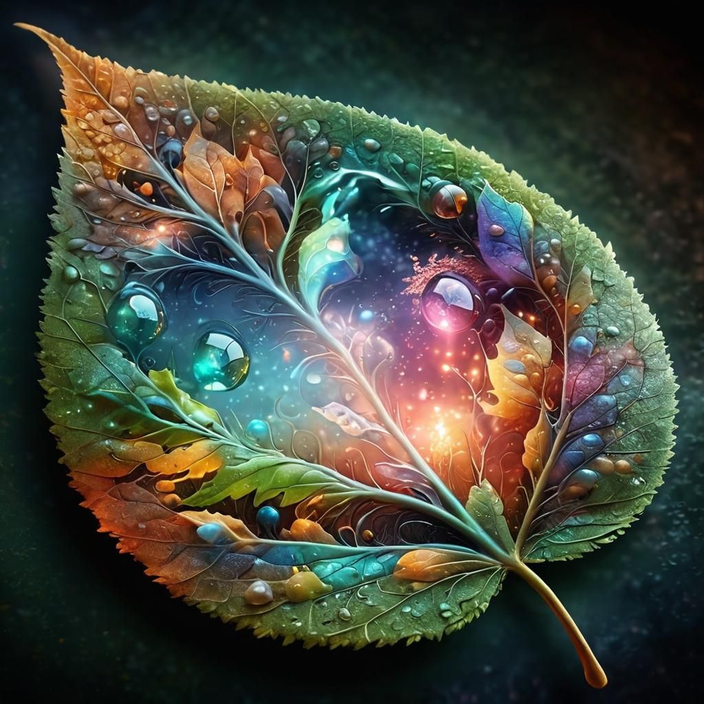 Leaf Portal: A Hyperrealistic Fantasy World