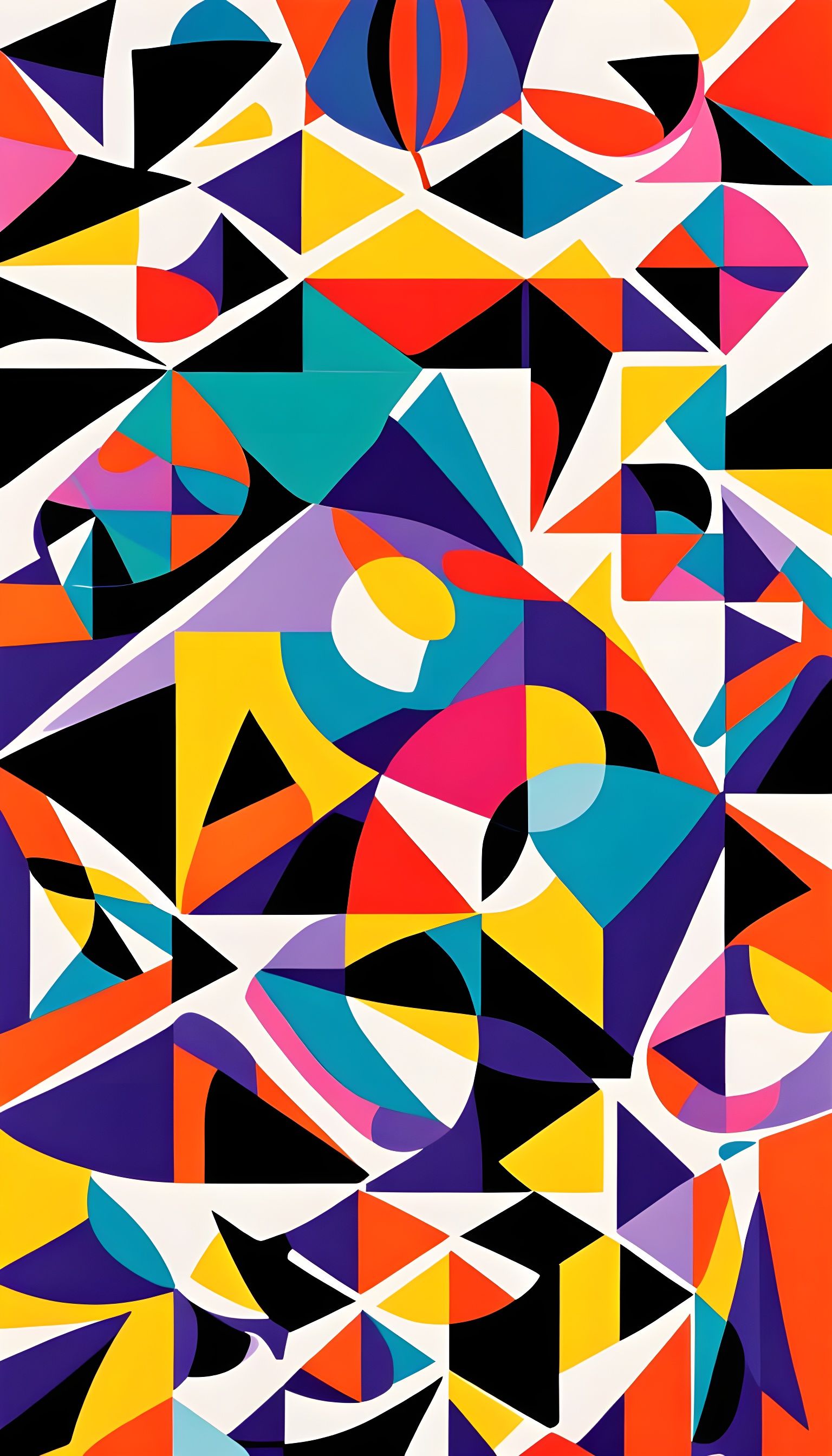 Geometric Optical Illusions in a Futuristic Aesthetic