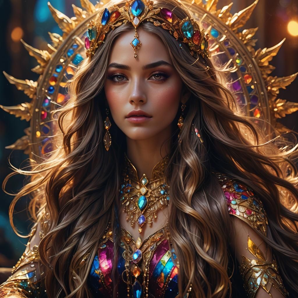 Regal Girl Portrait in Fantasy Concept Art