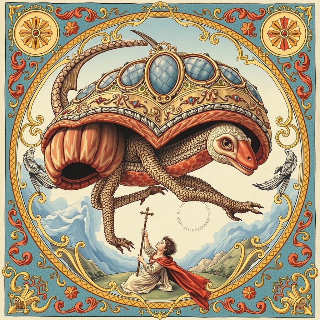 Imaginary Worlds in the Style of Seraphinianus