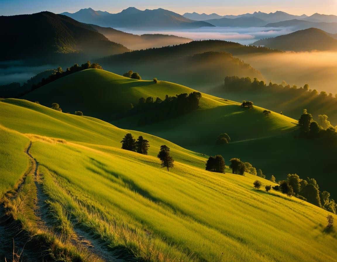 Misty Carpathian Sunrise: National Geographic Photography