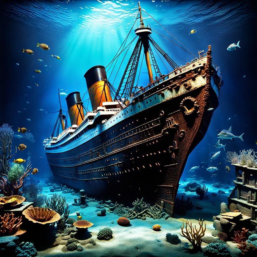 Titanic Shipwreck: Underwater Fauna and Flora