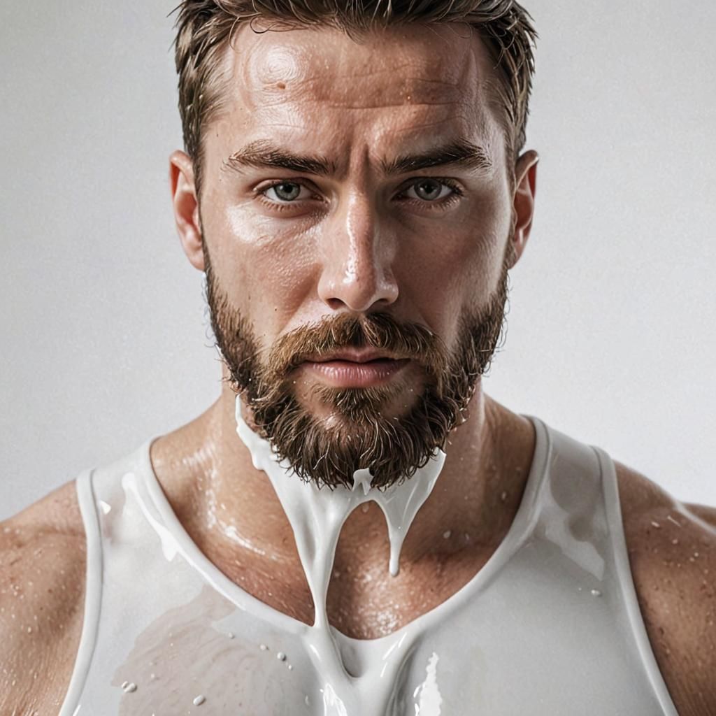 Porcelain Man: A Study in Light and Form