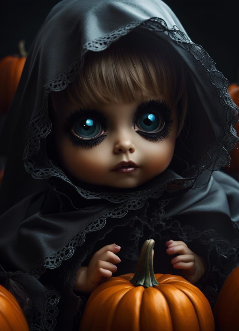 Adorable Halloween Ghost Portrait