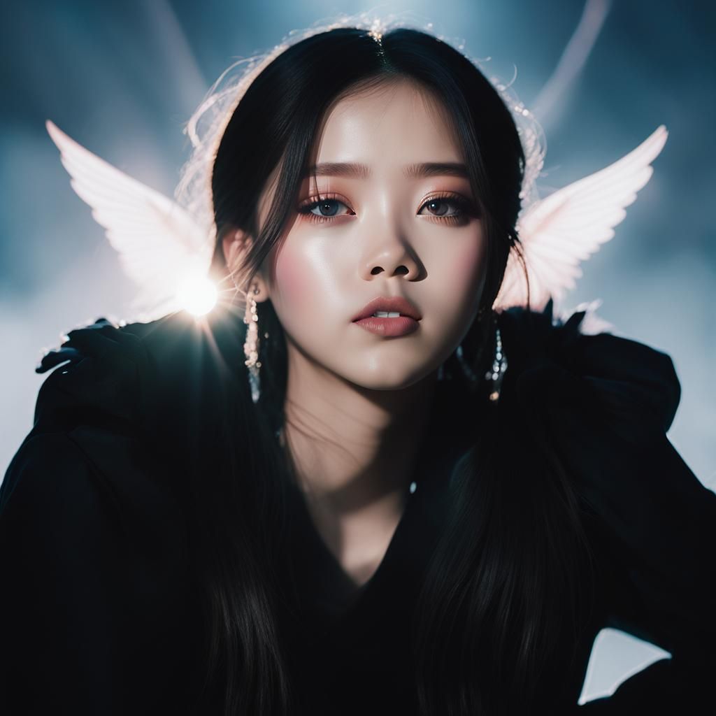 Ethereal Portrait of Blackpink in Divine Light