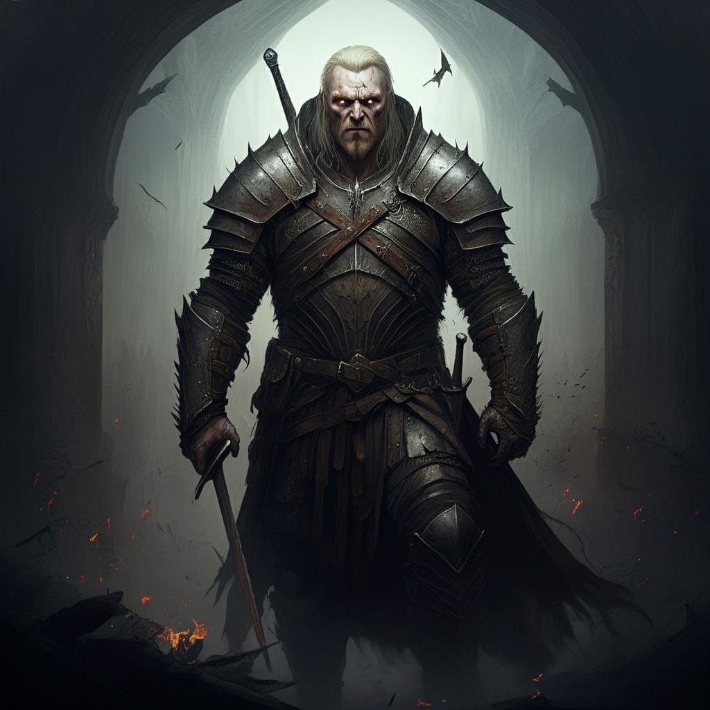 Dark Fantasy World in Grim Medieval Style