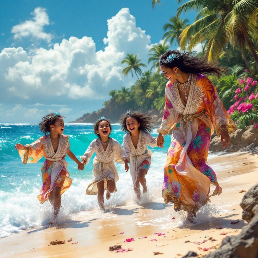 A Lemurian family