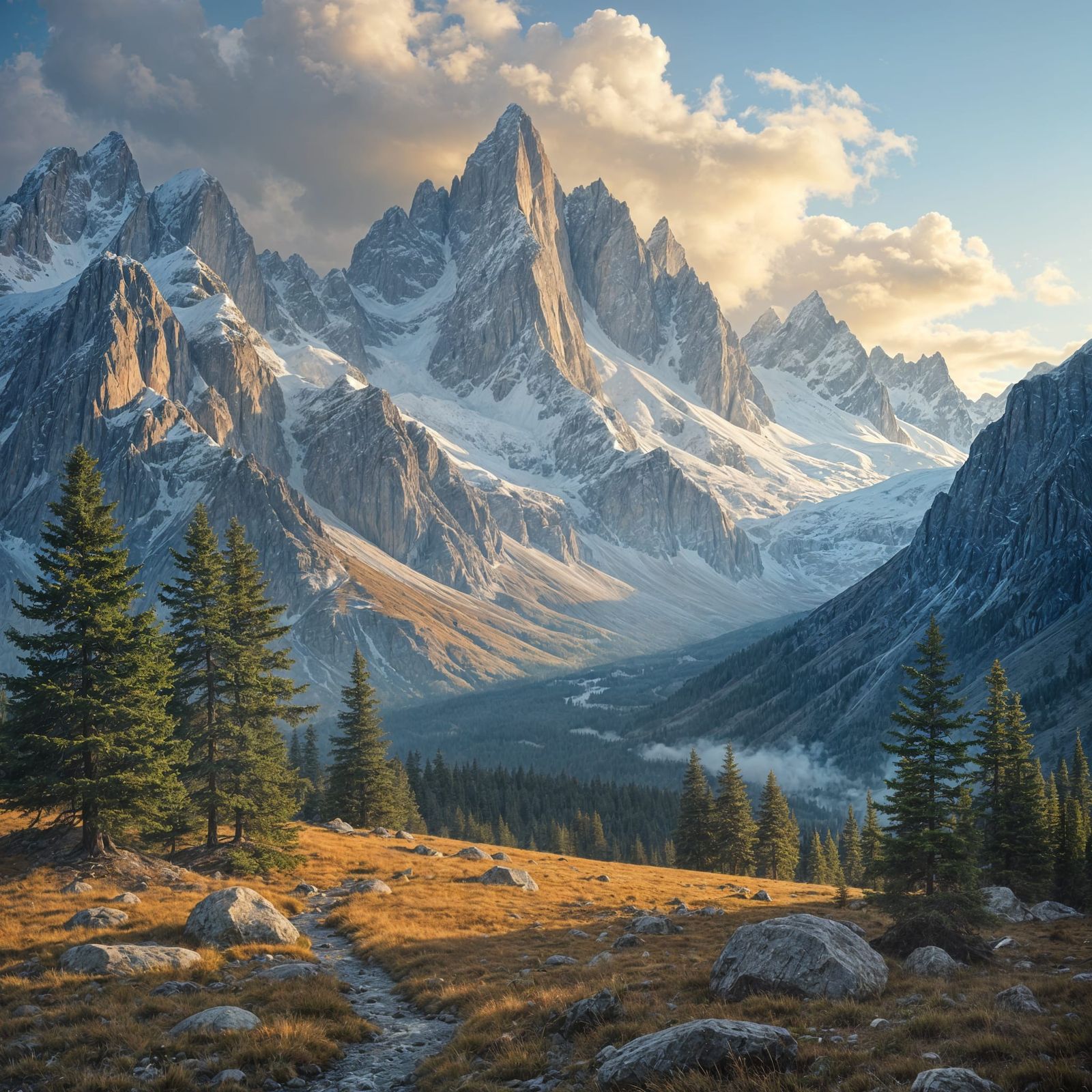 Epic Landscape Painting of the Undaunted North