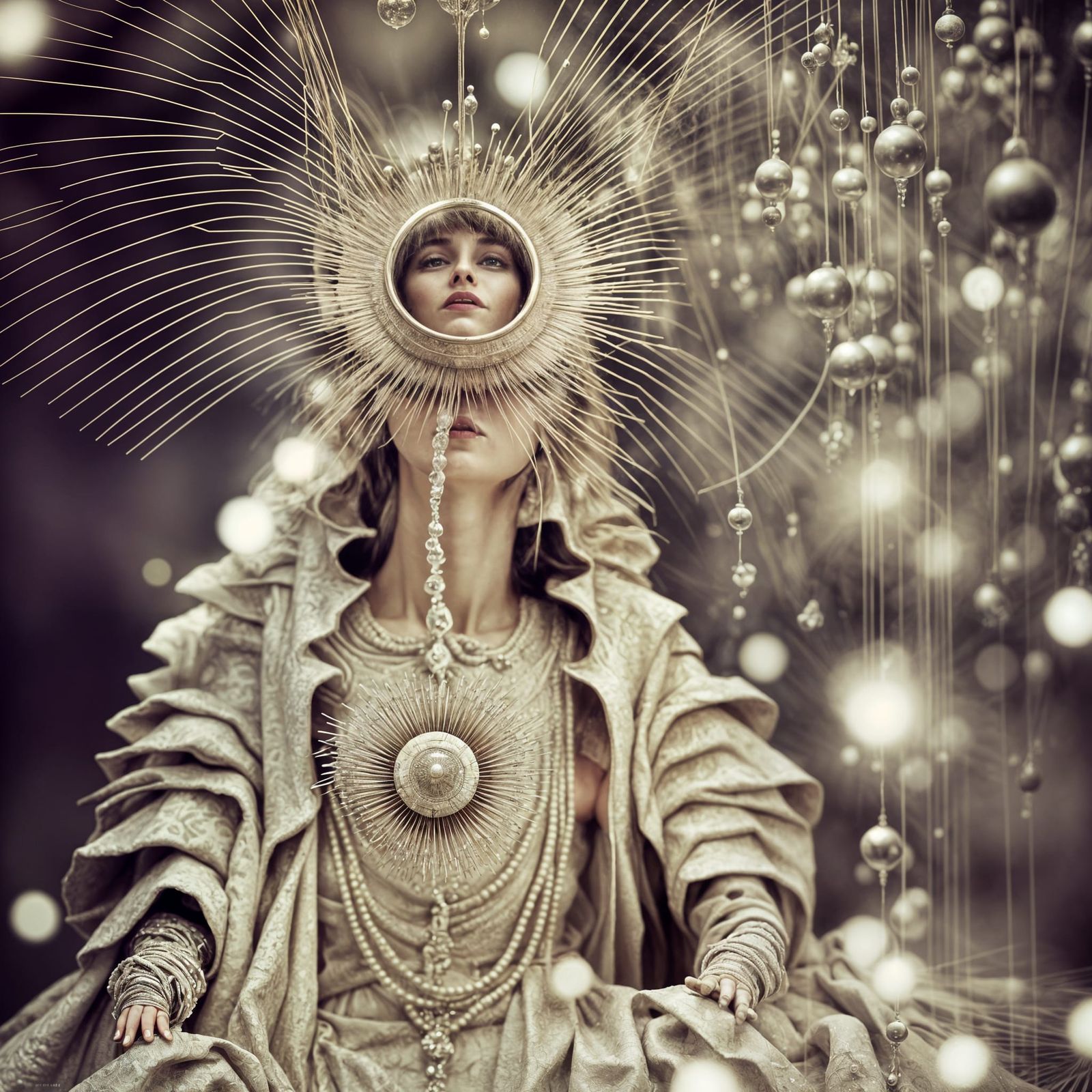 Magical Biological Prism in Surreal Photorealistic Style