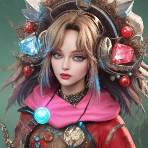 Abstract Crystalline AI-Generated Image