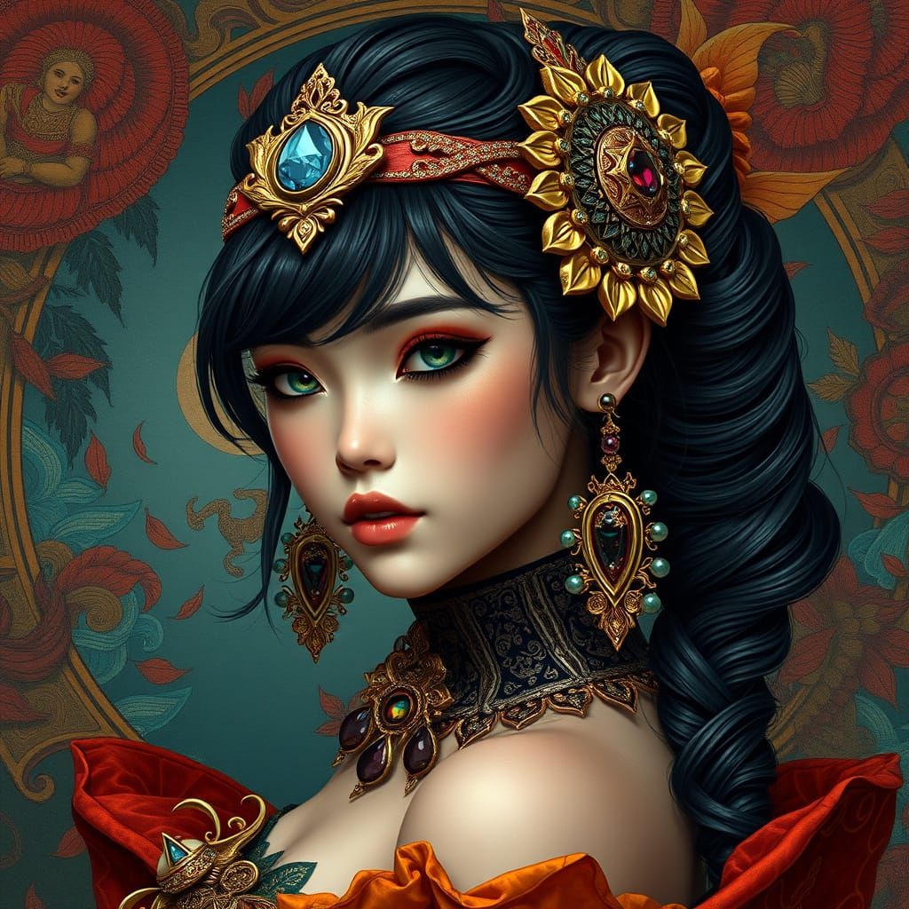 Sorayama-Inspired Fantasy Pin-Up