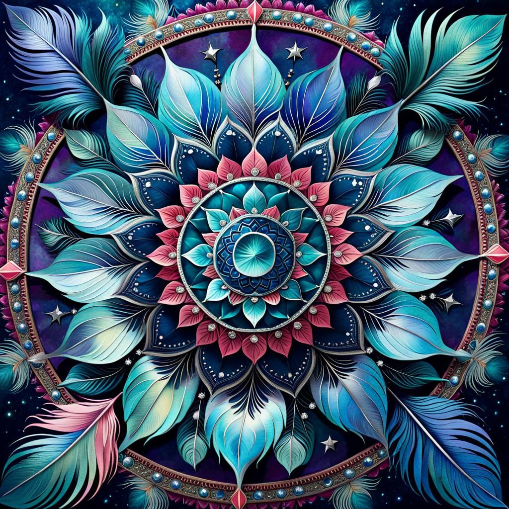 Feather Mandala