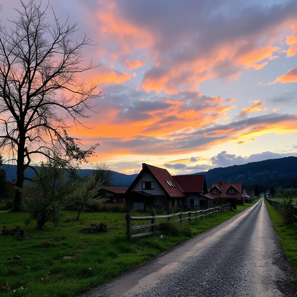 Mysterious Fog Surrounds Empty Scene