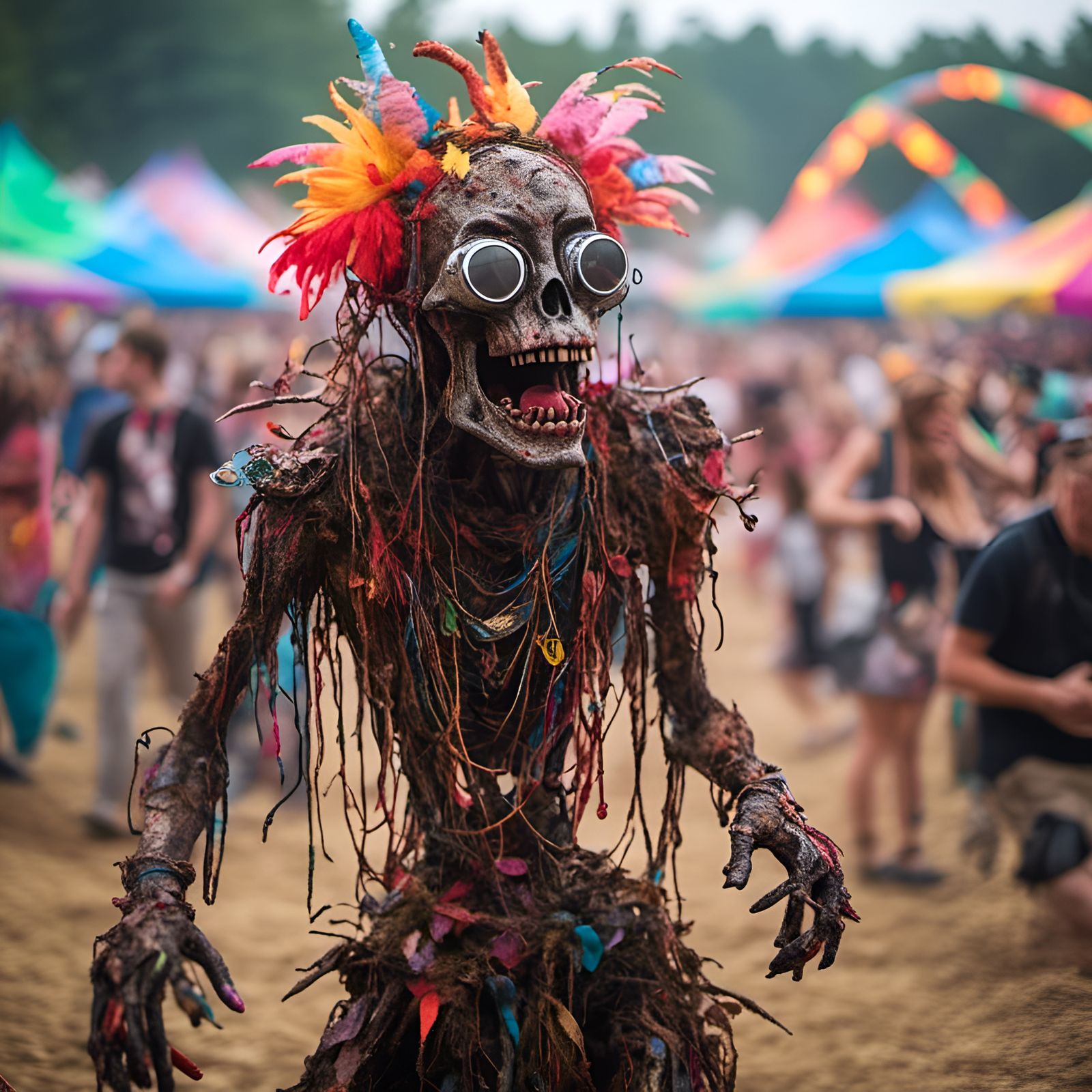 Zenomorph Party Beast at Music Festival