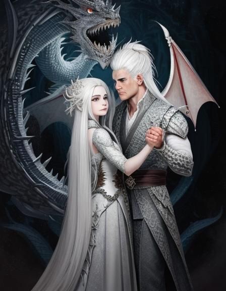 Dragon Queen and God of Wrath: Romantic Couple