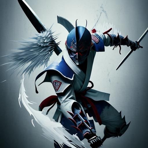 Ryukendo Wallpaper with Fire, Wings and Skulls