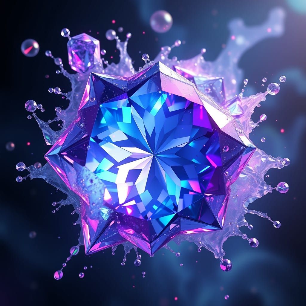 Fantastical Gemstone in Vibrant Colors