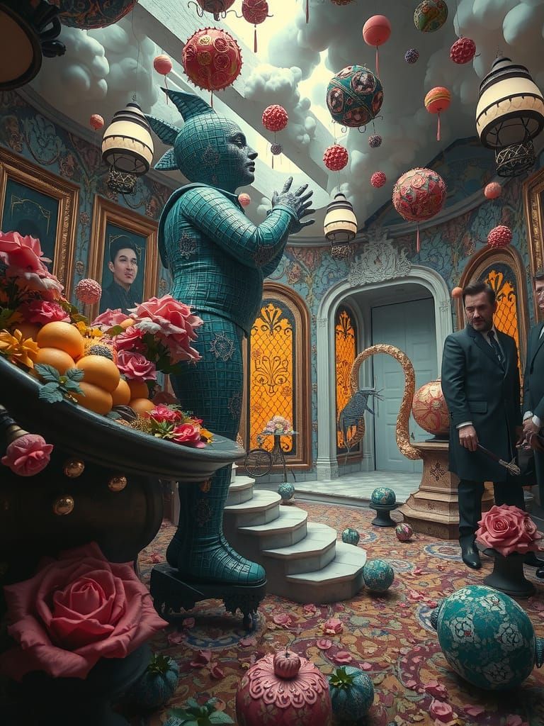 Dreamlike Hallucination in Maximalist Style