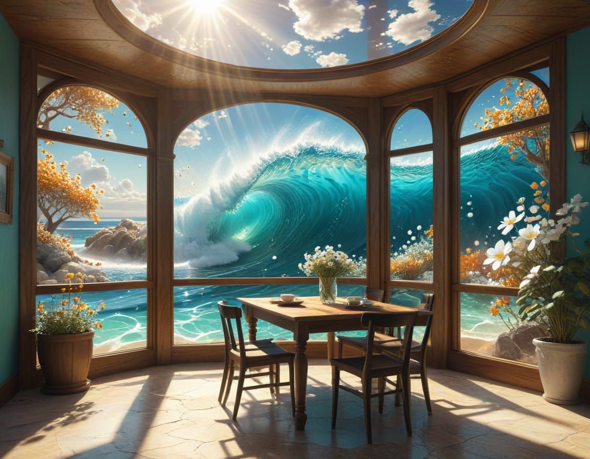 Surreal Kitchen Sanctuary Transcends Reality