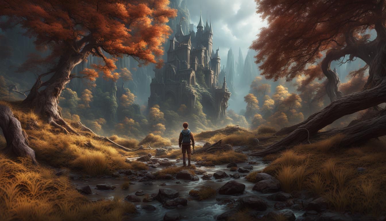 Boy's Discovery: Detailed Matte Painting in Unreal Engine