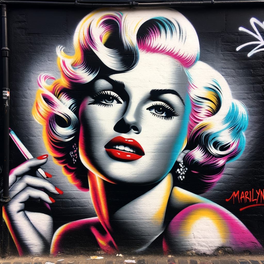 Marilyn Monroe - Street Art