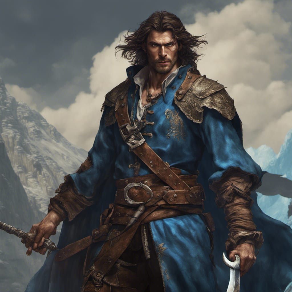 Pirate Ranger D&D Character Concept Art