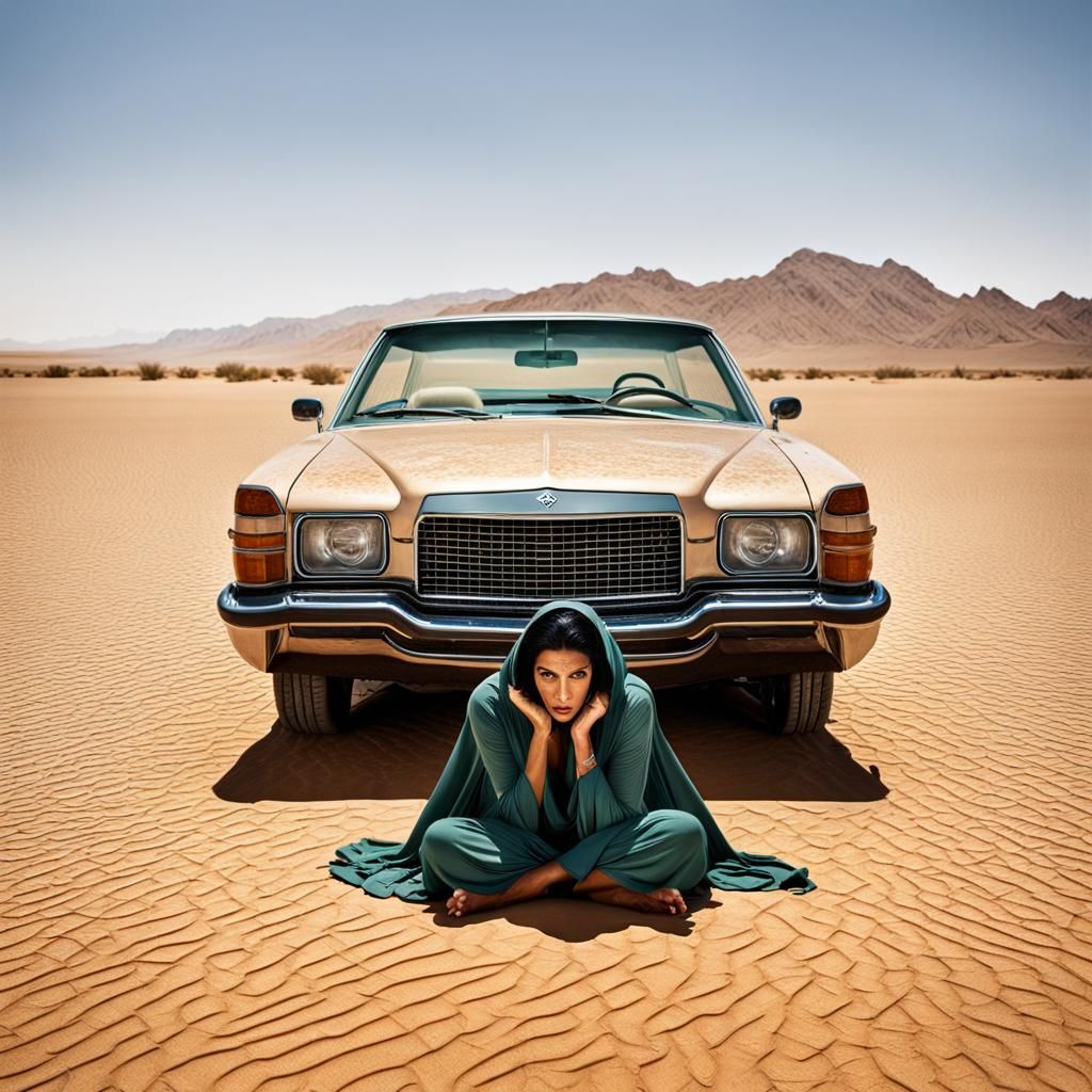 Desert Stranding: Professional Portrait Photography