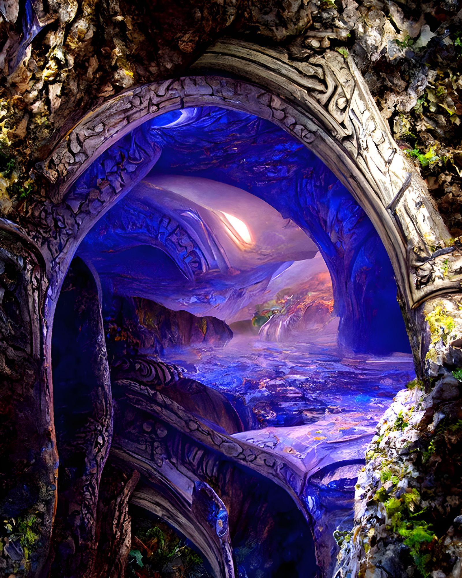 Magical Gully Stream Oil Painting by Gurney