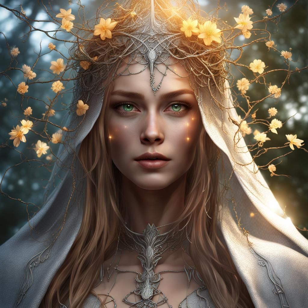 Goddess Brighid: Light and Metal Veils