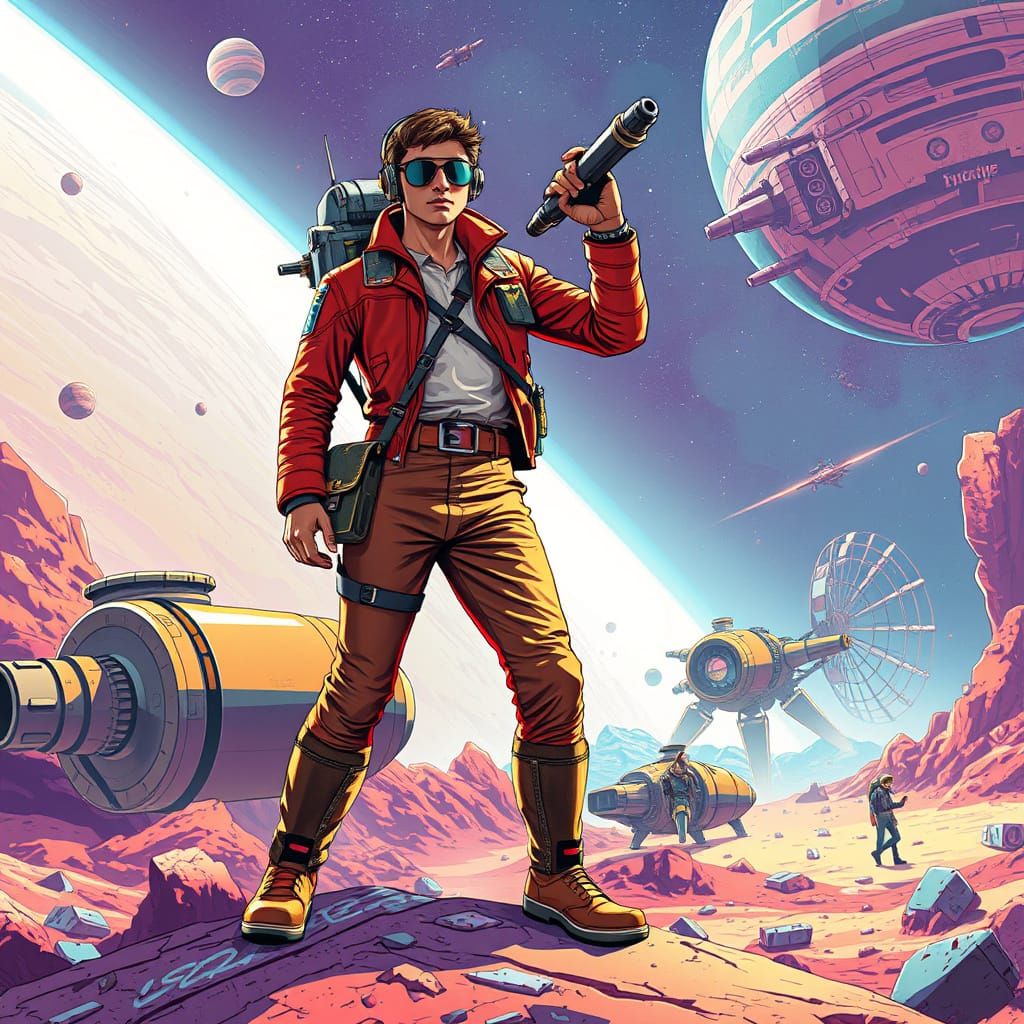 Epic time travelling space opera