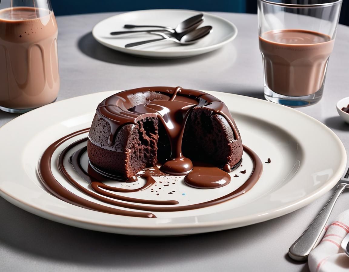 Domino's Chocolate Lava Cake with Oozing Chocolate