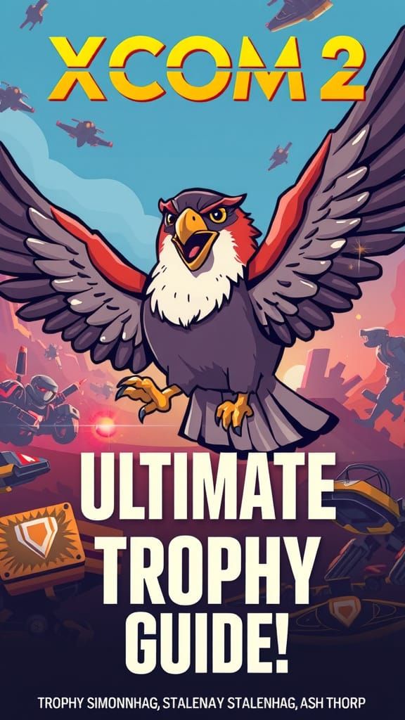 a sleek and charismatic falcon, depicted in a vibrant and heroic manner.