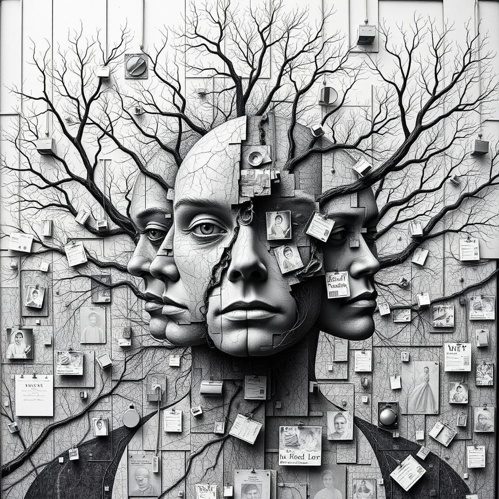 Surreal Disturbance: Enigmatic Photo in Street Style