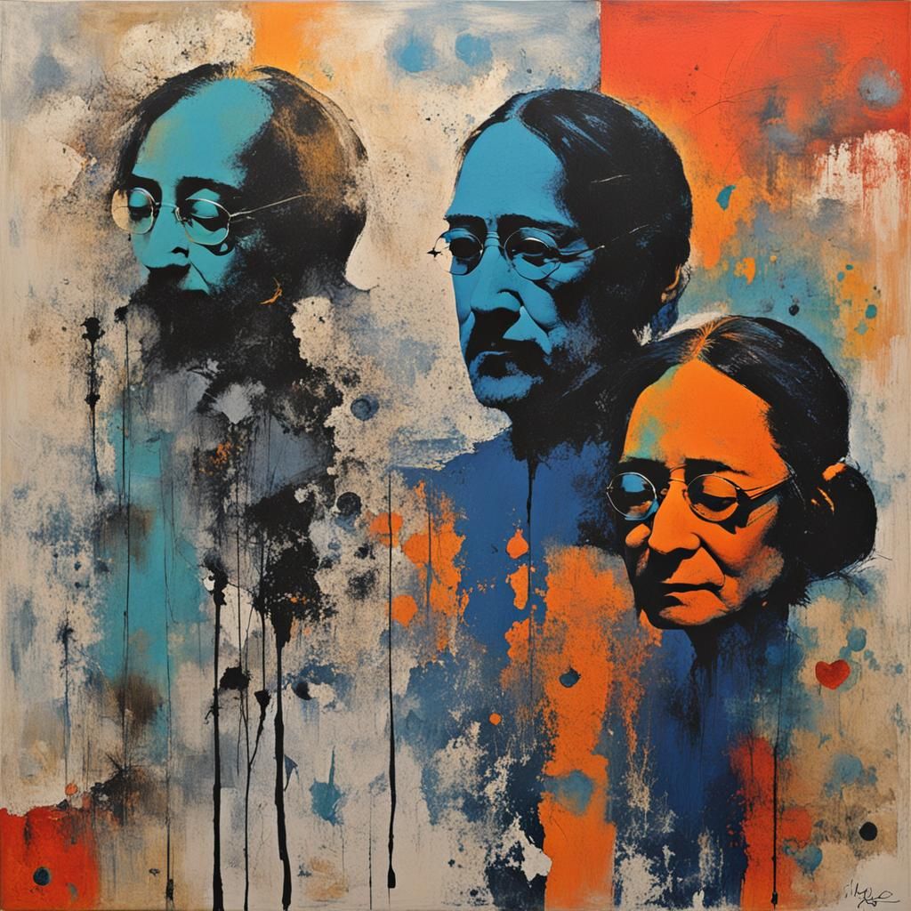 Abstract Art: Love's Rebellious Lament in Complementary Colo...