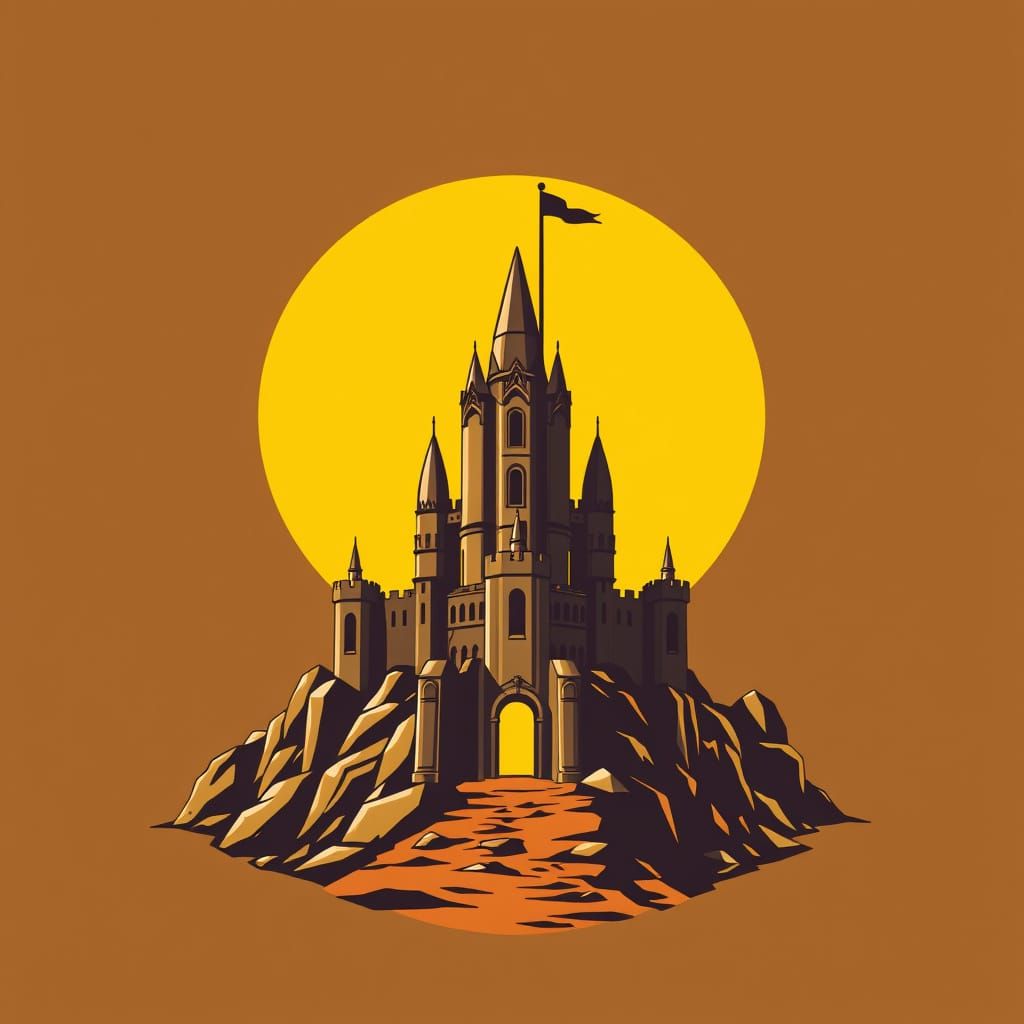 Sunlit Fortress: Creative Logo Design