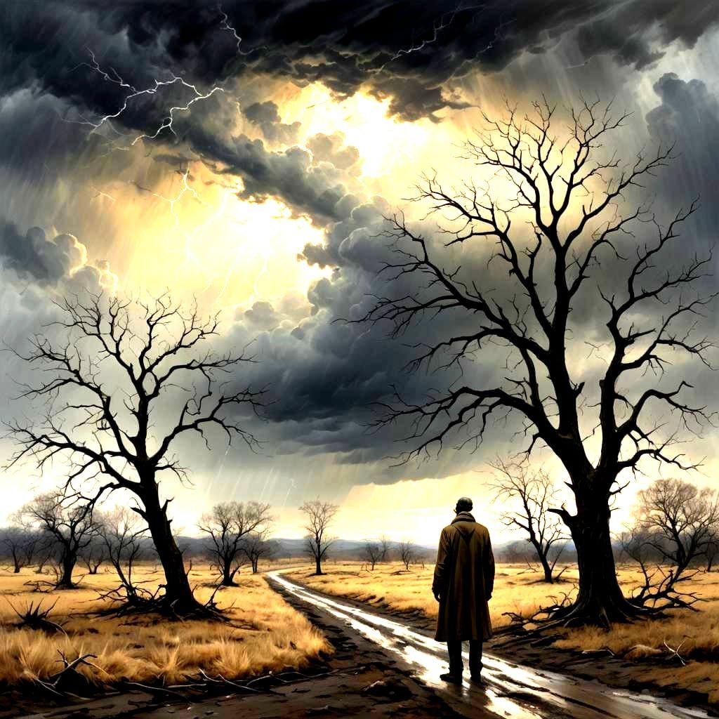 Baroque Despair: Hope Rises in Stormy Skies