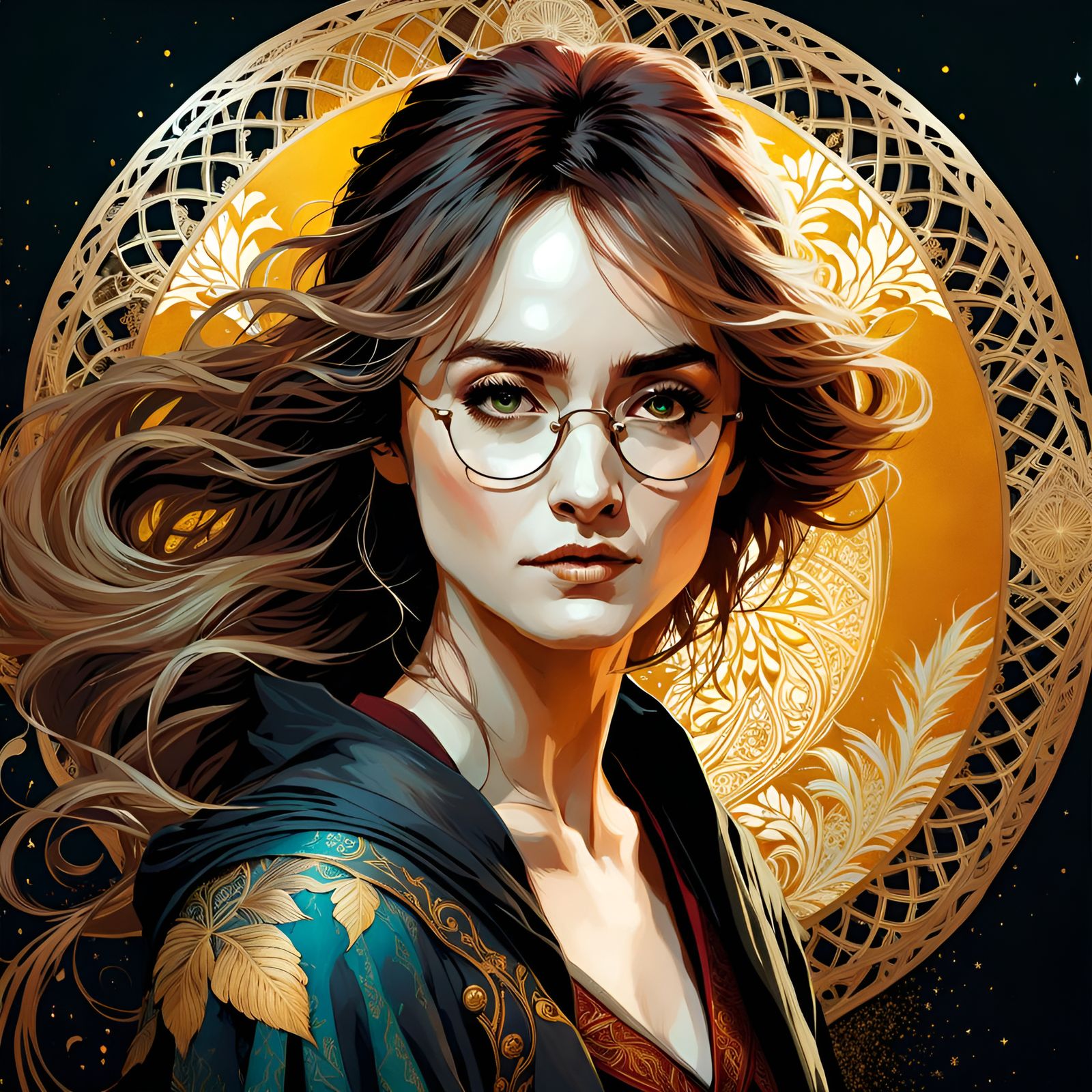 Harry Potter as a Gorgeous Woman: Fantasy Portrait