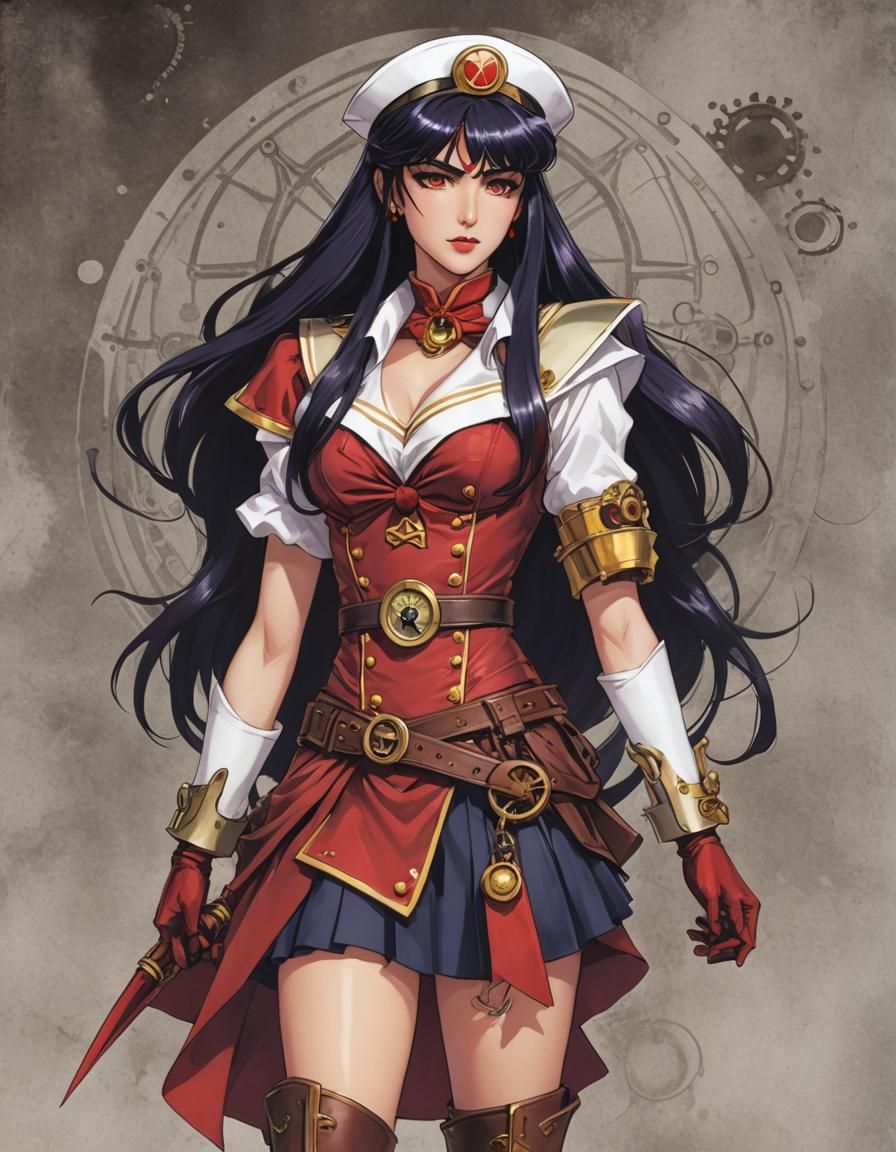Steampunk Sailor Mars: Victorian Sci-Fi Fusion