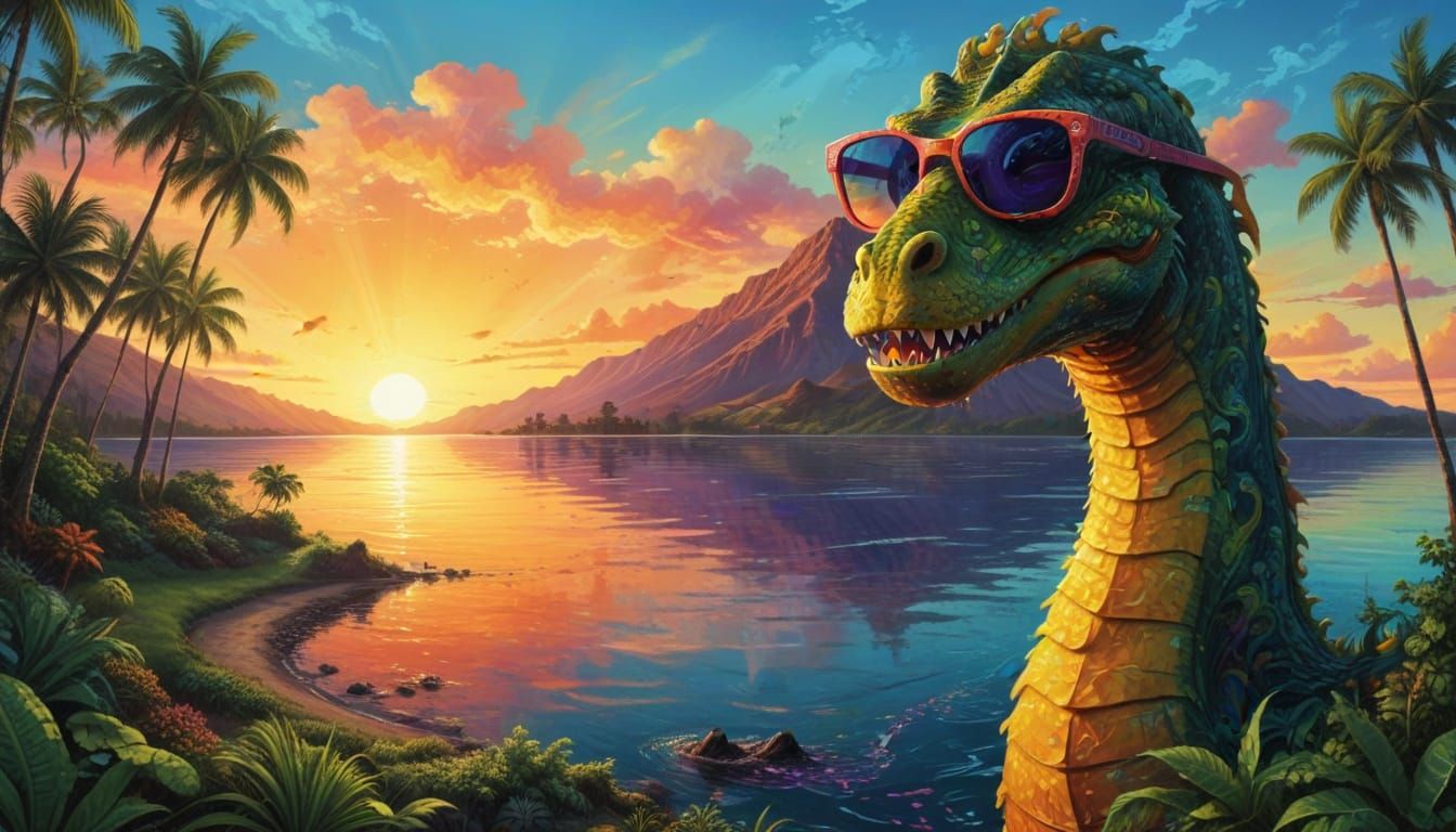 Loch Ness Monster Visits Hawaii