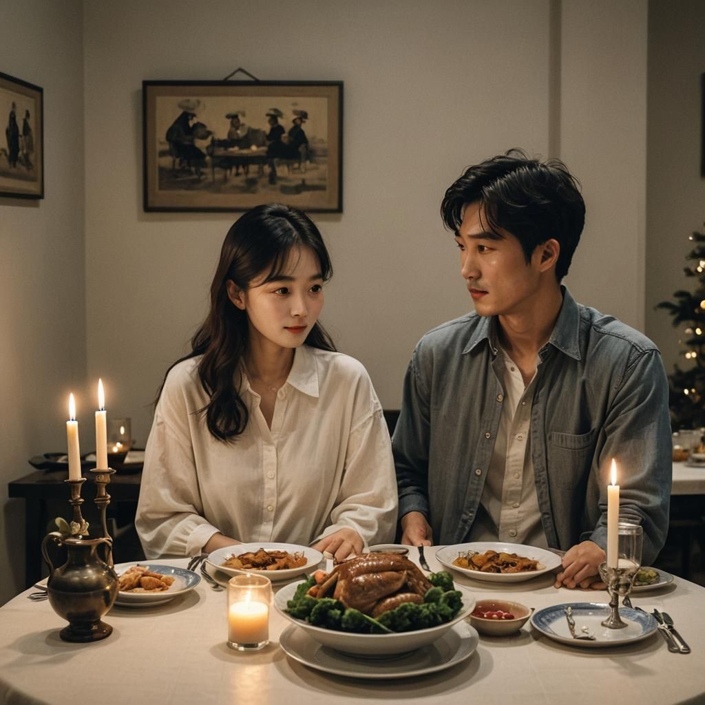 Couple's Intimate Dinner by Jung Hun-Sung