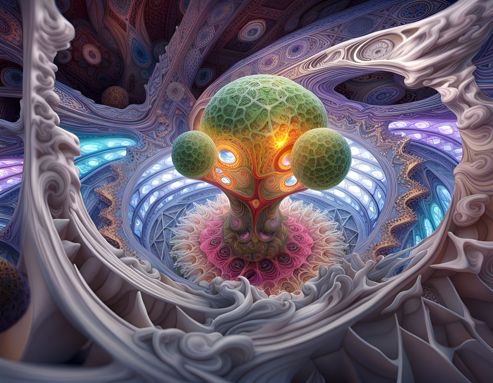 Polychromatic Geometric Abstract in 8k Resolution