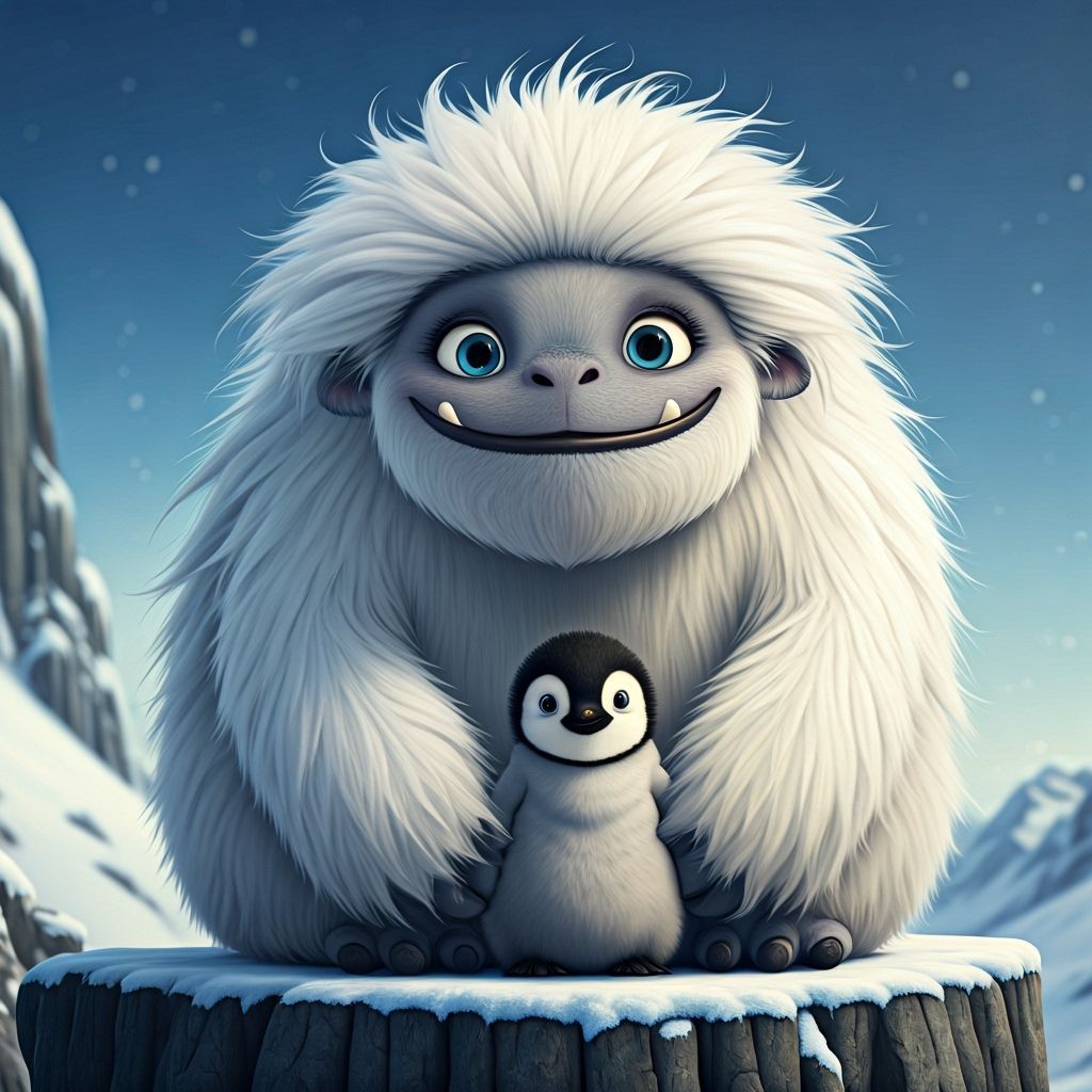 Yeti and Penguin: An Unlikely Friendship