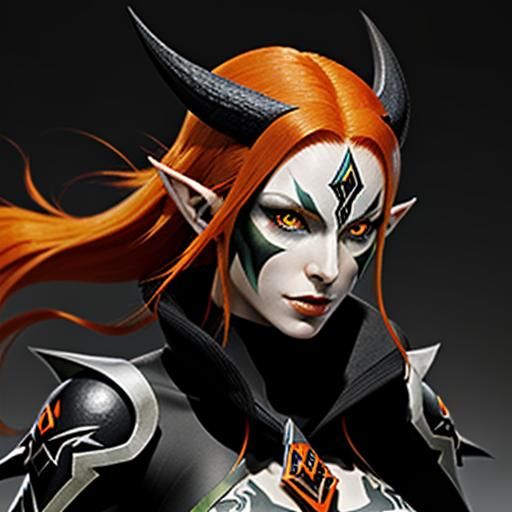 Midna Portrait from Legend of Zelda in 16k
