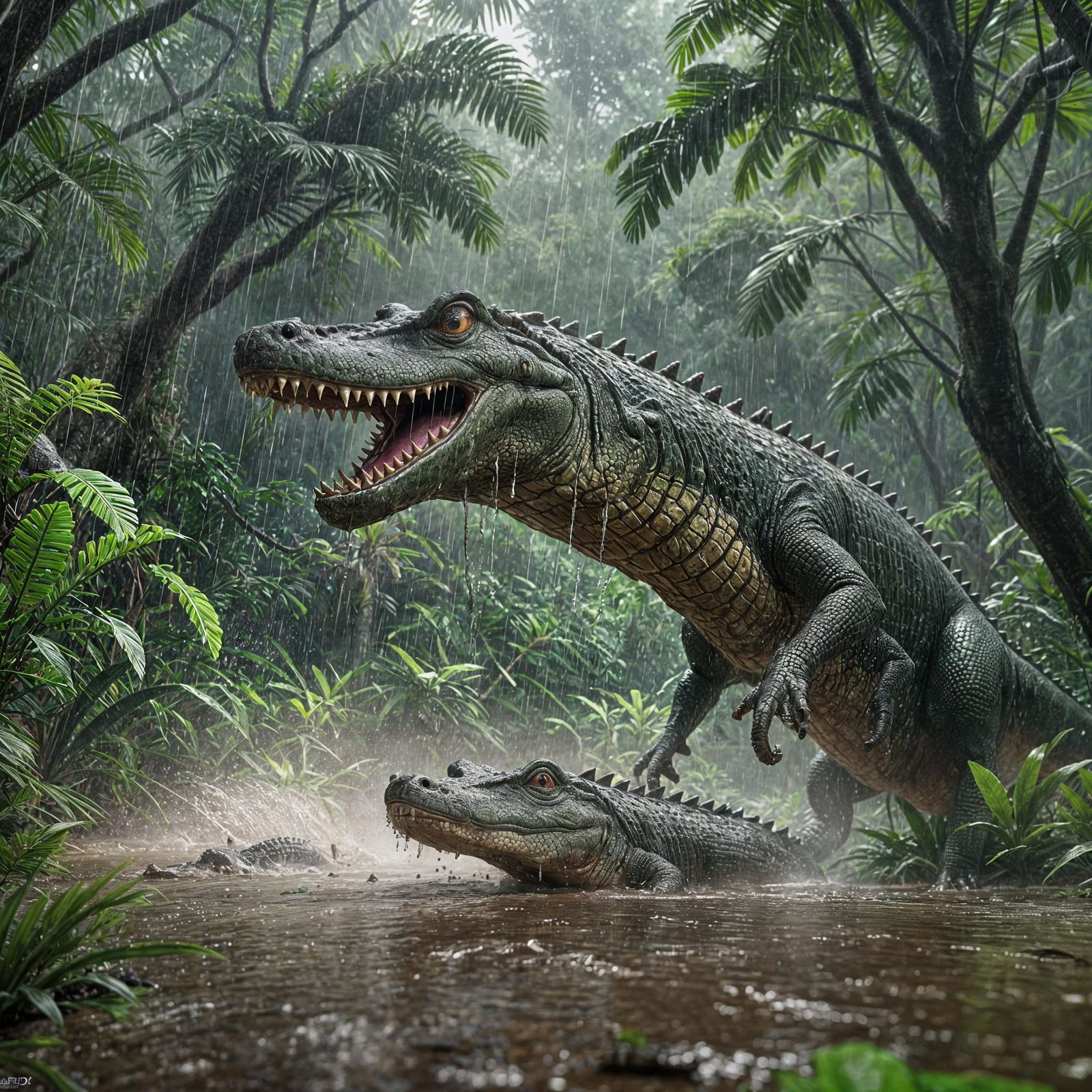 Epic Rainforest Chase: Crocodile Greg Runs for His Life in H...